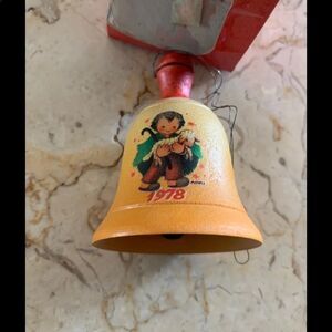 Vintage Anri Wooden Bell 1978 Ornament